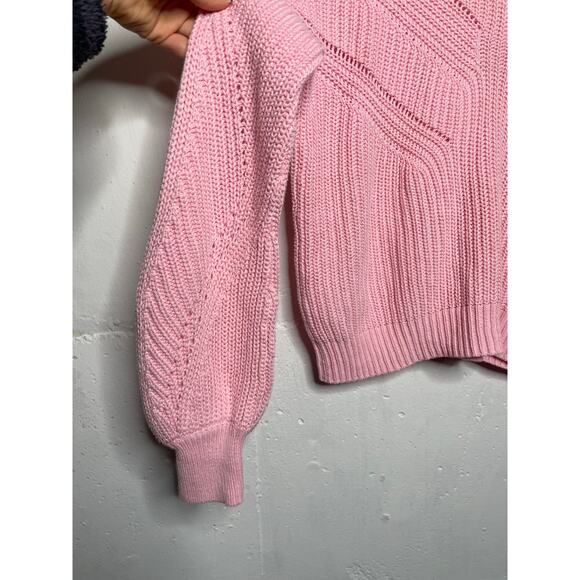 Lilly Pulitzer 100% Cotton Bristow Sweater in Conch Shell Pink Size XS - Picture 3 of 6